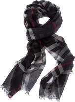 Thumbnail for your product : Burberry Lightweight Checked Scarf