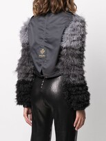 Thumbnail for your product : Mr & Mrs Italy x Audrey Tritto feather sleeve jacket