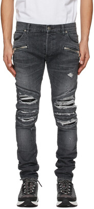 Balmain Jeans Men | Shop the world’s largest collection of fashion ...