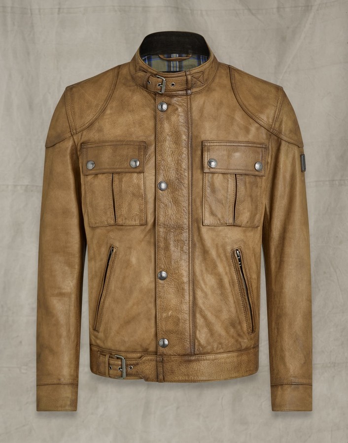 Belstaff Gangster 2.0 Leather Jacket - ShopStyle