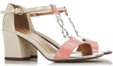 Thumbnail for your product : Wallis Coral Block Heel Metal Trim Sandal