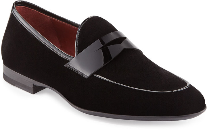 magnanni loafers black