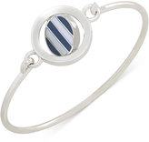 Thumbnail for your product : Carolee Silver-Tone Word Play Peace Spinning Charm Bangle Bracelet