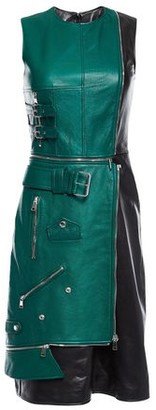 alexander mcqueen green dress