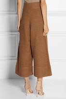 Thumbnail for your product : Acne Studios Depend cropped boiled wool wide-leg pants