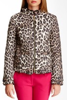 Thumbnail for your product : Love Moschino Quilted Leopard Print Jacket