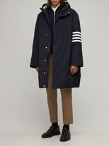 Thumbnail for your product : Thom Browne Hooded Tech Twill Parka W/ 4 Bars