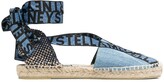 Thumbnail for your product : Stella McCartney Gaia logo strap espadrilles