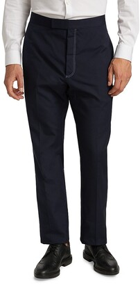 Thom Browne Classic Backstrap Typewriter Cloth Trousers