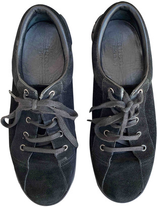 gucci black suede shoes