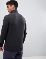 Thumbnail for your product : Burton Menswear roll neck jumper in grey