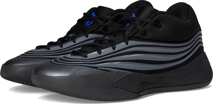 adidas Dame X Basketball Shoes Basketball Shoes Black/Iron Metallic/Lucid Blue : Men's 14.5 - Women's 15.5 Medium, Textile
