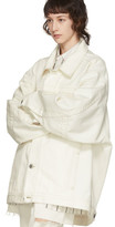 Thumbnail for your product : Maison Margiela Off-White Denim Boxy Jacket