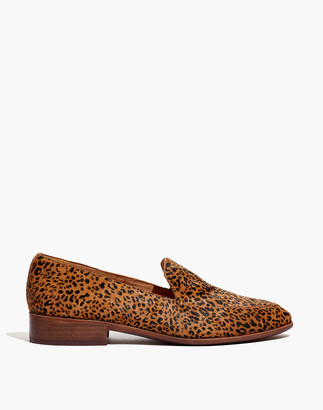 Madewell The Frances Loafer in Mini Leopard Calf Hair