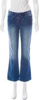 Thumbnail for your product : Ulla Johnson Lace-Up Mid-Rise Jeans w/ Tags