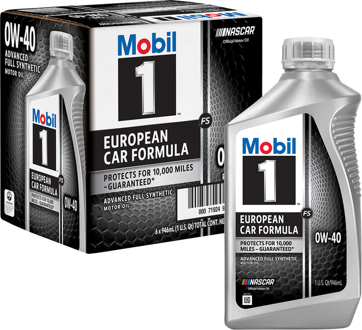 Mobil 1 FS 0W-40 Synthetic Motor Oil 1-quart bottles, 6-pk