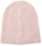 Thumbnail for your product : Rebecca Minkoff Garter-Stitched Headphone Beanie Hat, Light Pink