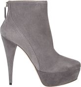 Thumbnail for your product : Miu Miu Platform Ankle Boots-Grey