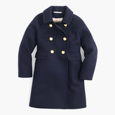 Thumbnail for your product : J.Crew Girls' wool golden-button coat