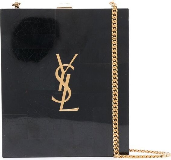Saint Laurent Monogram envelope clutch bag - ShopStyle