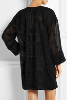 Thumbnail for your product : Isabel Marant Adelia embroidered silk-georgette mini dress