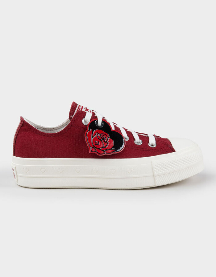 CONVERSE Chuck Taylor All Star Lift Platform Hearts Womens Shoes