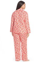 Thumbnail for your product : Nordstrom Lingerie Print Flannel Pajamas (Plus Size)