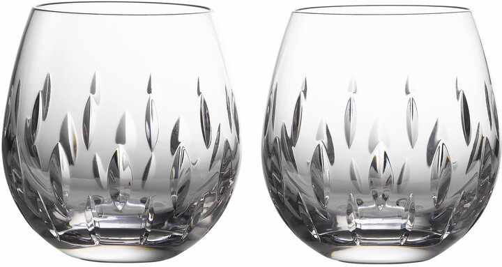 Waterford Enis Set of 2 Lead Crystal Stemless Wine Glasses - ShopStyle