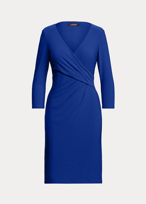 Ralph Lauren Wrap-Front Jersey Dress