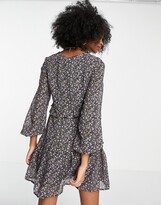 Thumbnail for your product : Violet Romance mini smock dress in ditsy floral print