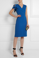 Thumbnail for your product : Fendi Wrap-effect stretch-georgette dress