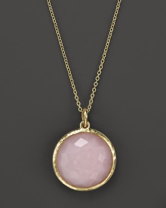 Ippolita 18K Lollipop® Medium Round Pendant Necklace in Pink Opal, 16-18"