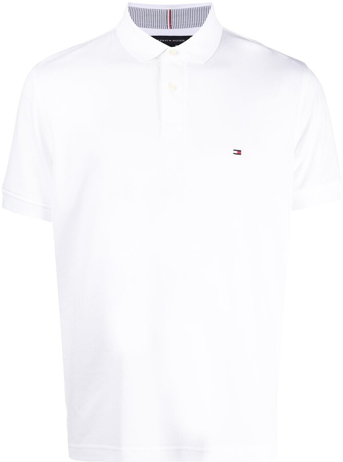 Tommy Hilfiger Logo-Patch Polo Shirt - ShopStyle