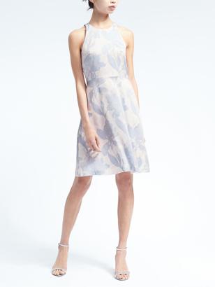 Banana Republic Floral Fit-and-Flare Dress