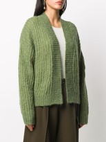 Thumbnail for your product : Luisa Cerano Long Sleeve Cable Knit Cardigan