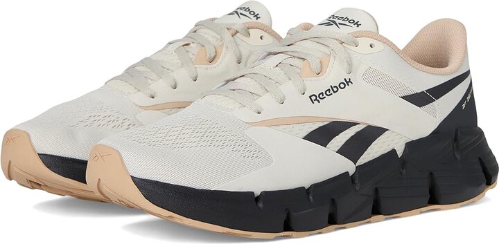 Reebok Zig Dynamica 5 Shoes Sand/Tan/Washed Black : Men's 4.5 - Women's 6 Medium, Synthetic