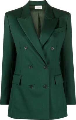 kelly green blazer women's