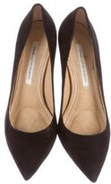 Thumbnail for your product : Diane von Furstenberg Suede Pointed Toe Pumps