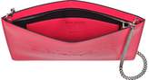 Thumbnail for your product : Balmain Neon Fuchsia Shiny Leather Domaine Clutch w/Embossed Logo