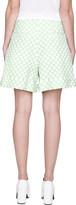 Thumbnail for your product : Comme des Garcons Bright Green Polka Dot Shorts