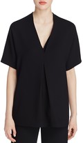 Thumbnail for your product : Vince Double V Crepe Top