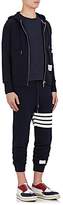 Thumbnail for your product : Thom Browne Men's Block-Striped Cotton Hoodie - Navy