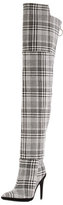 Thumbnail for your product : Off-White Tartan Plaid Over-the-Knee Boot