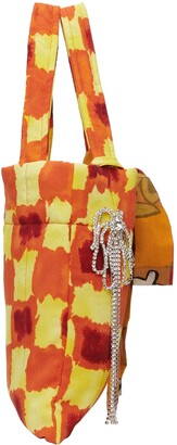 Collina Strada SSENSE Exclusive Yellow & Red Crystal Pin Tote