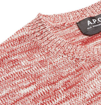 A.P.C. Soto Mélange Cotton Sweater