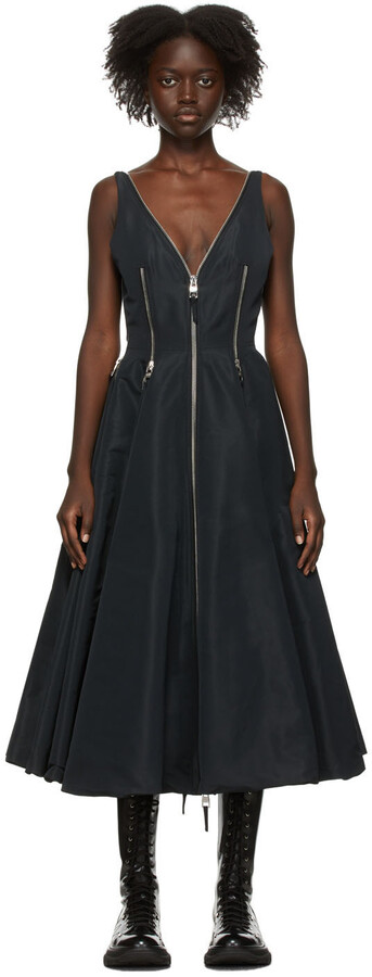 alexander mcqueen black dress