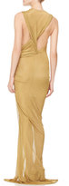 Thumbnail for your product : Donna Karan Plunging Twist-Back Evening Gown