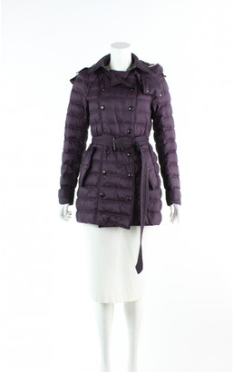 burberry purple coat