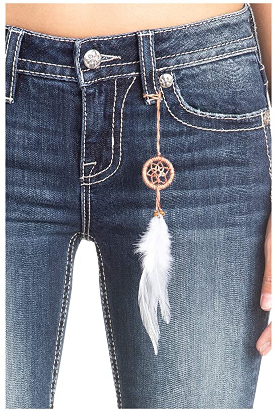 women's embellished bootcut jeans