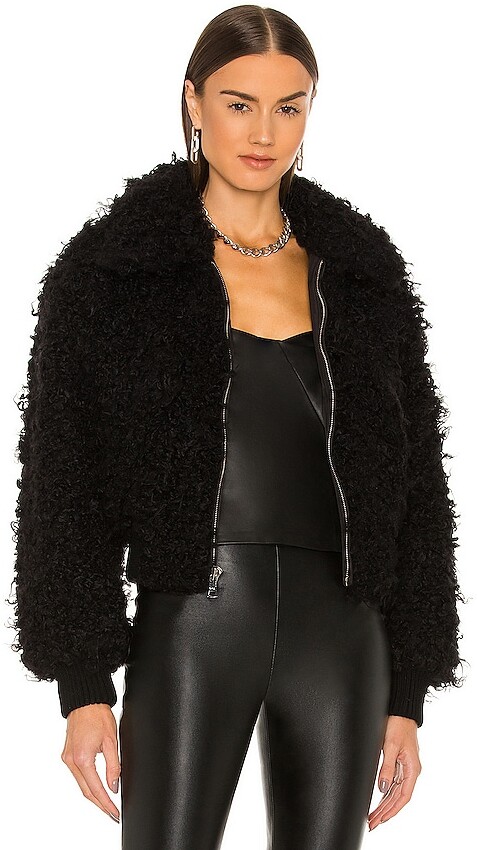RtA Andes Faux Fur Jacket - ShopStyle